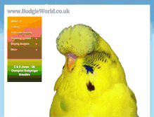 Tablet Screenshot of budgieworld.co.uk